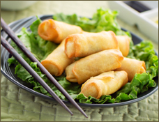 Appetizers:  Spring Rolls