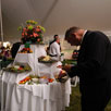 Guests getting their meals