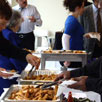 Guests enjoying A-Rea's Catered Food